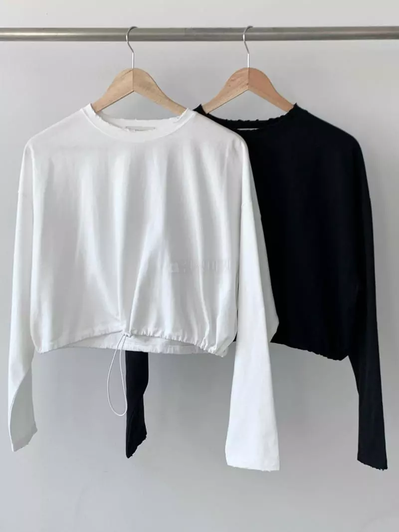 Pin Code - Korean Women Fashion - #momslook - Stoper Tee - 6