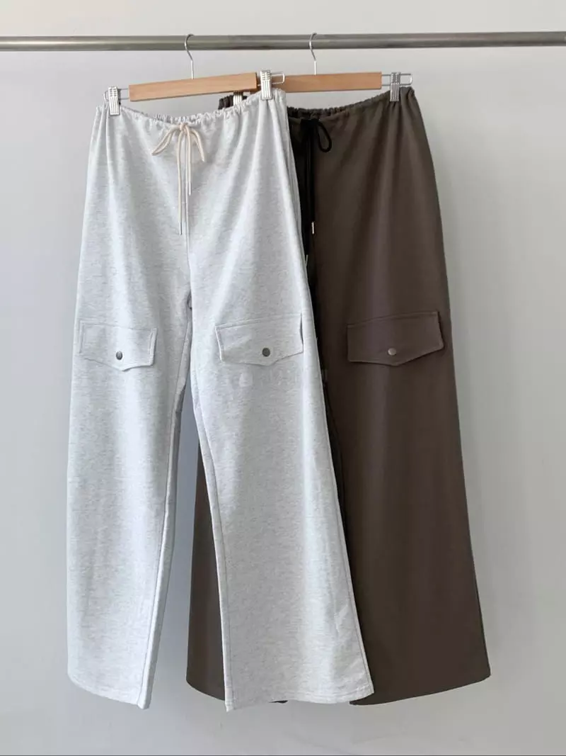Pin Code - Korean Women Fashion - #momslook - Pocket Pants - 7