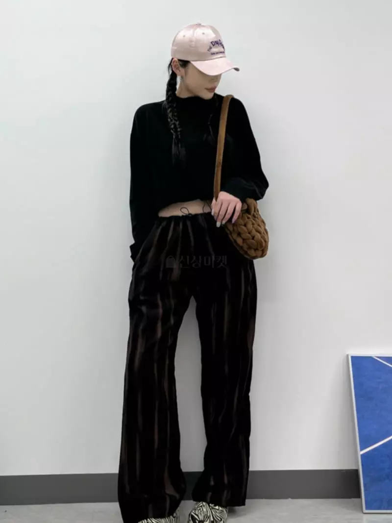 Pin Code - Korean Women Fashion - #restrostyle - Brush Pants