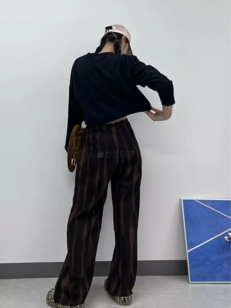 Pin Code - Korean Women Fashion - #romanticstyle - Brush Pants - 2