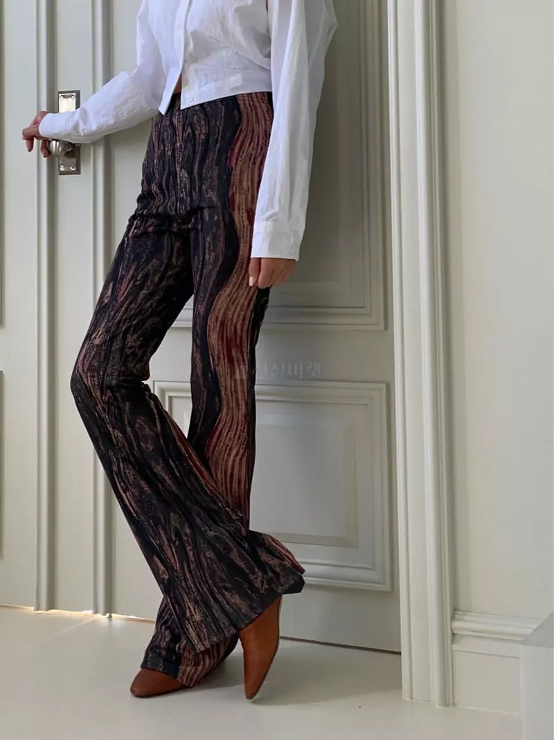Pin Code - Korean Women Fashion - #shopsmall - Mable Unique Pants - 5