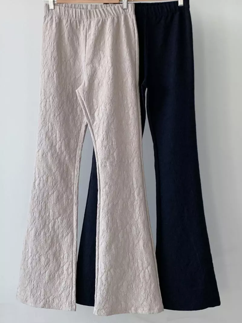 Pin Code - Korean Women Fashion - #thatsdarling - Mos Jacquard Pants - 7