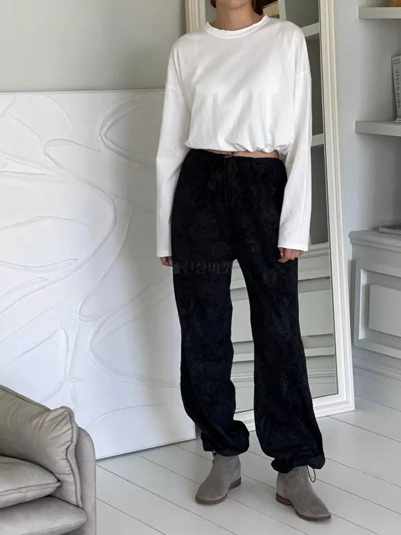 Pin Code - Korean Women Fashion - #womensfashion - Paisely Pants - 2