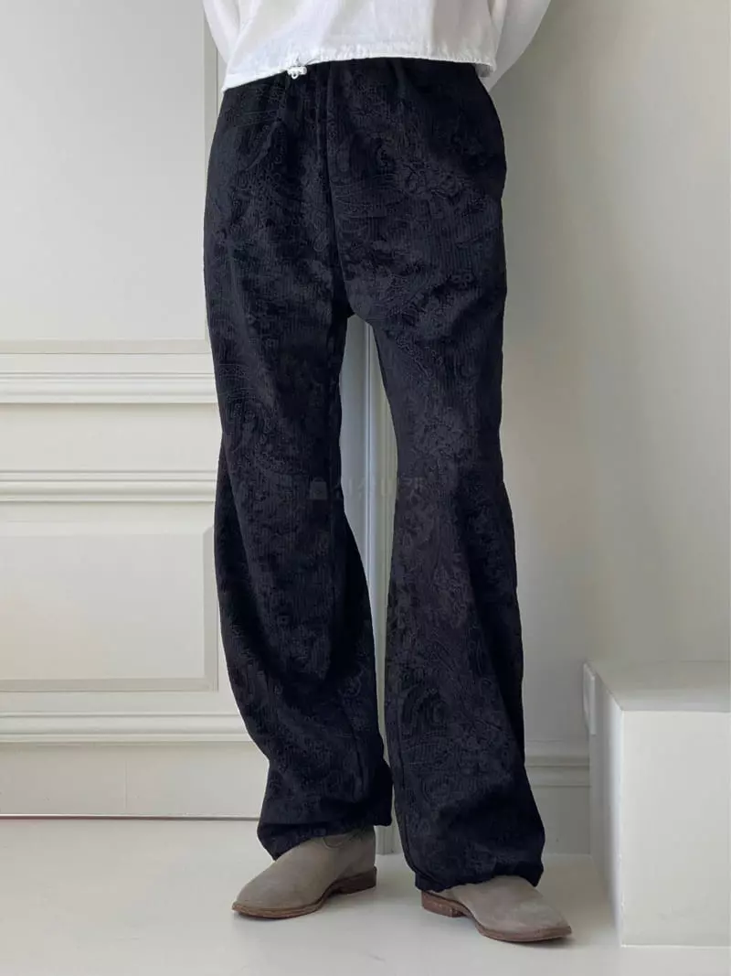 Pin Code - Korean Women Fashion - #momslook - Paisely Pants - 4