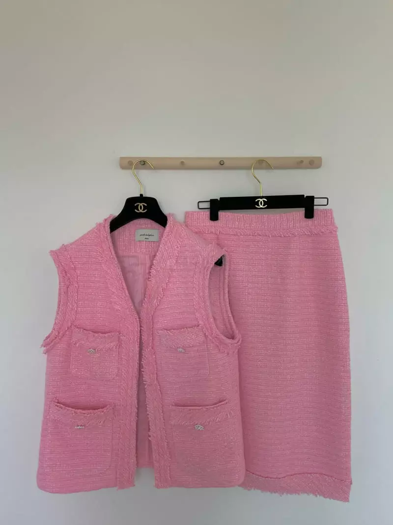 Pink Dolphin - Korean Women Fashion - #momslook - Winny Twid Skirt - 2