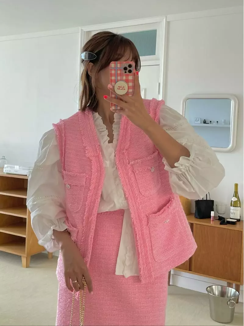 Pink Dolphin - Korean Women Fashion - #womensfashion - Winny Twid Skirt - 4