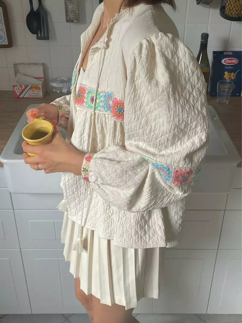 Pink Dolphin - Korean Women Fashion - #momslook - Esnic Blouse - 11