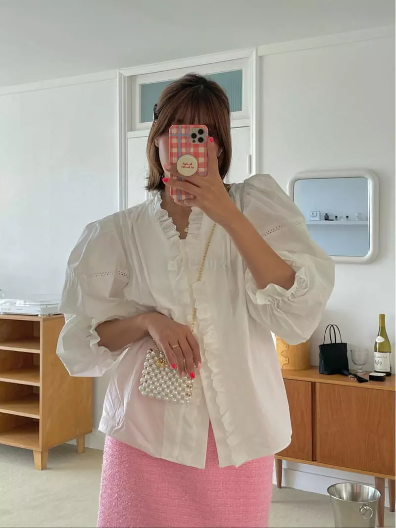 Pink Dolphin - Korean Women Fashion - #momslook - Ana Blouse