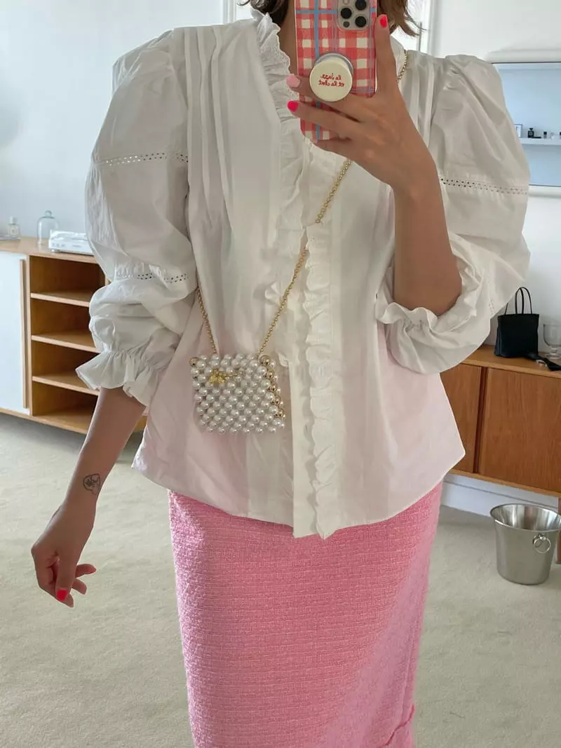 Pink Dolphin - Korean Women Fashion - #momslook - Ana Blouse - 3