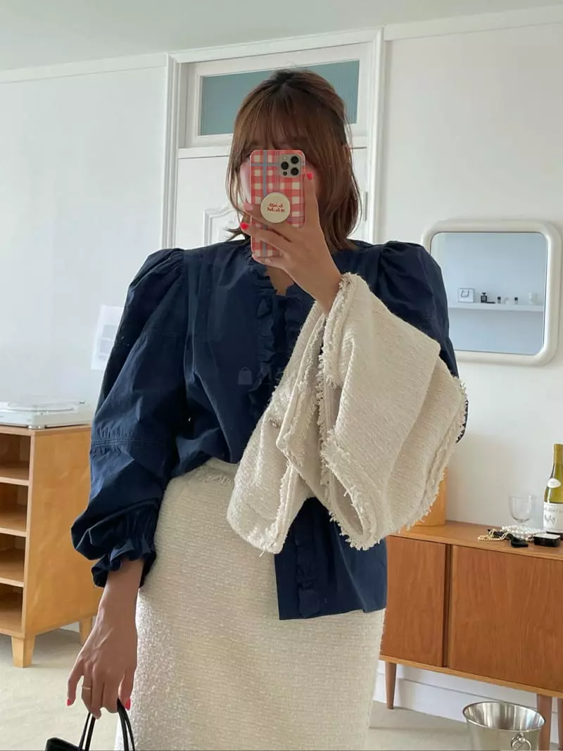 Pink Dolphin - Korean Women Fashion - #momslook - Ana Blouse - 5