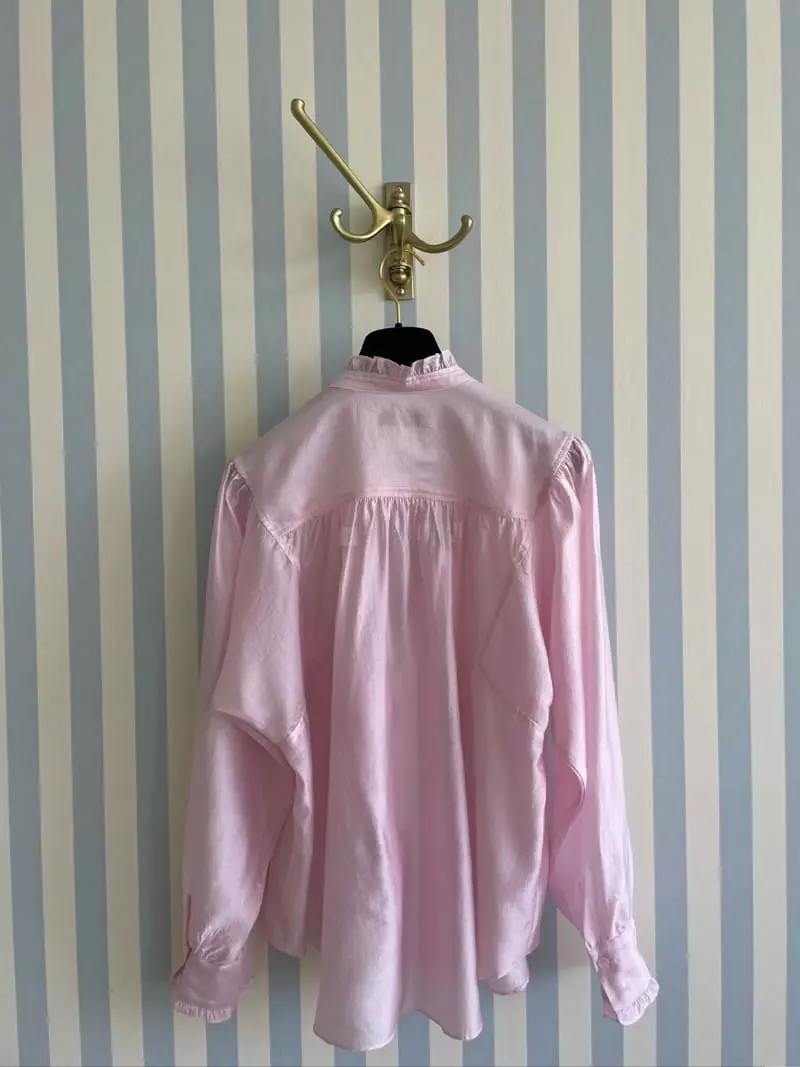 Pink Dolphin - Korean Women Fashion - #momslook - Shirring Blouse - 8