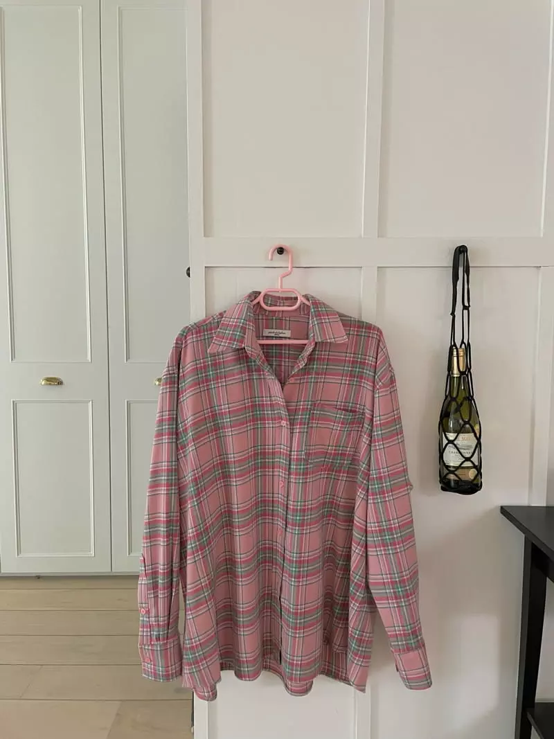 Pink Dolphin - Korean Women Fashion - #womensfashion - Big Check Shirt - 4