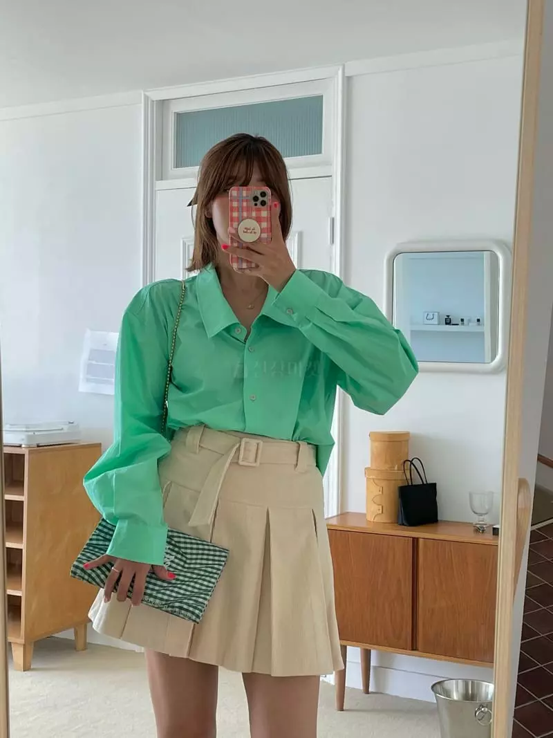 Pink Dolphin - Korean Women Fashion - #momslook - Vivian Shirt - 7