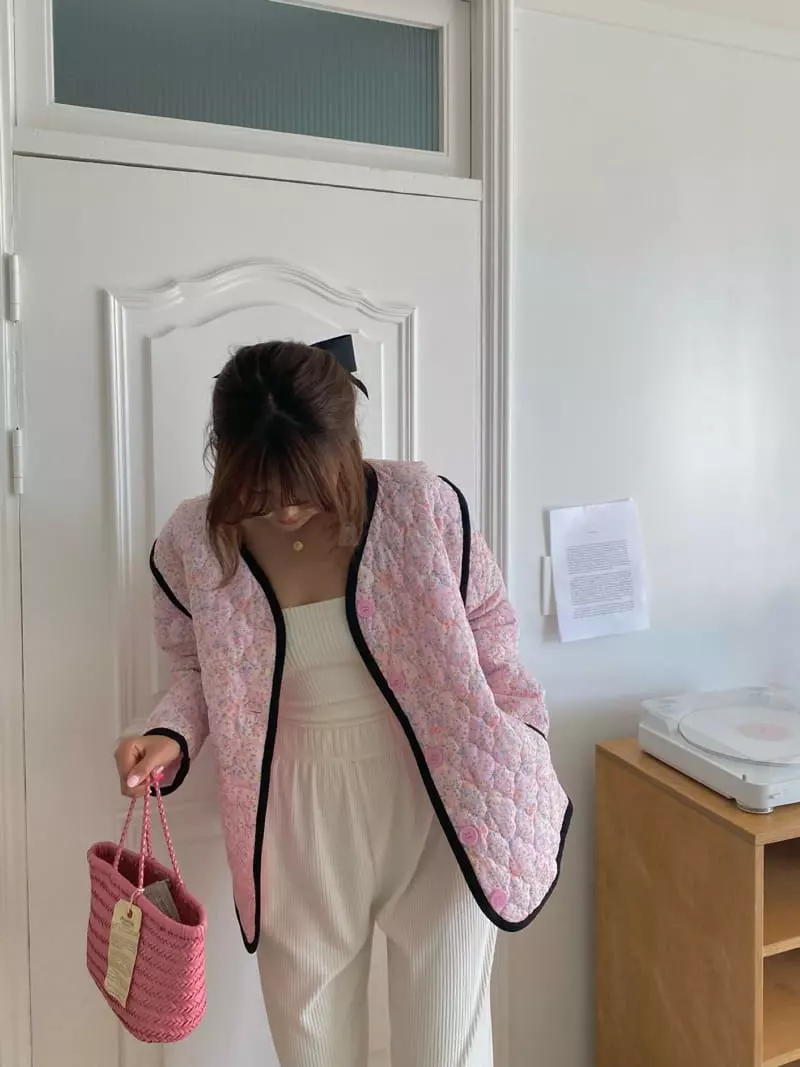 Pink Dolphin - Korean Women Fashion - #momslook - Flower Jumper - 6