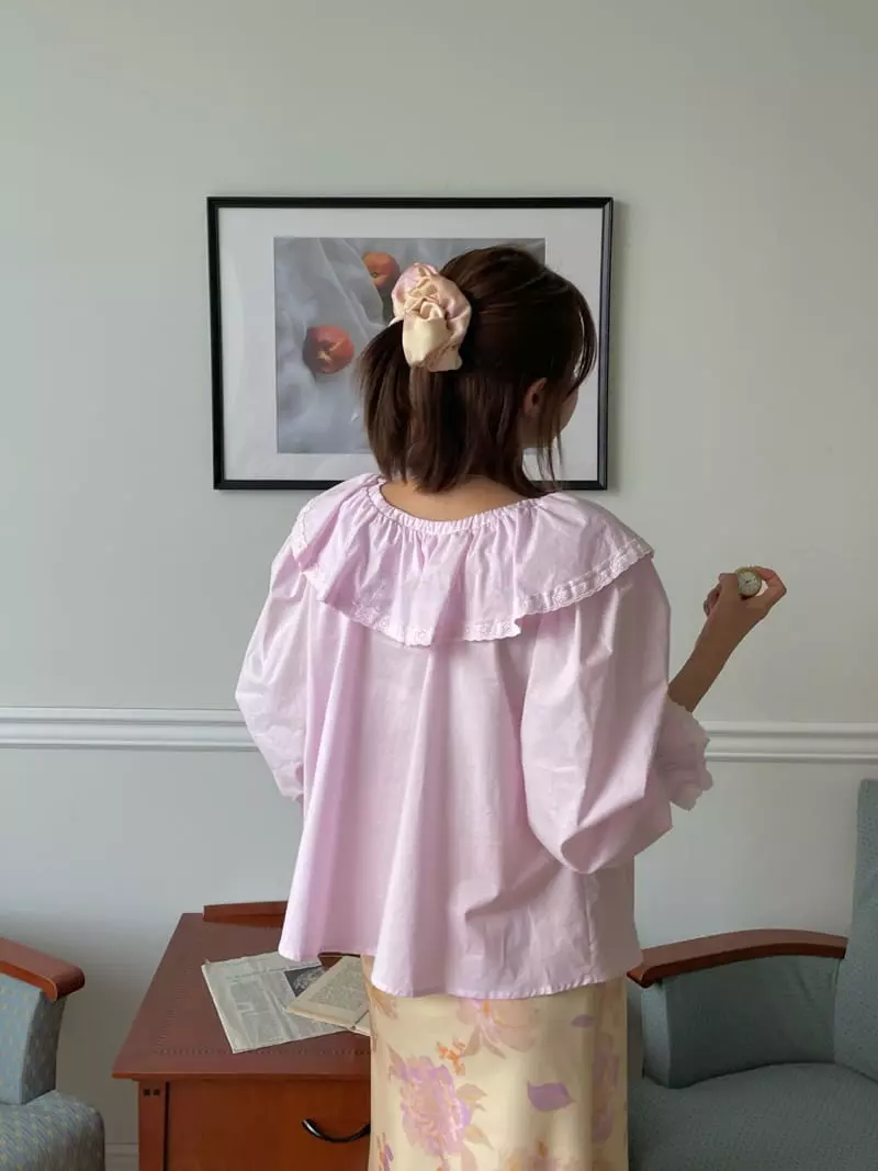 Pink Dolphin - Korean Women Fashion - #momslook - Butter Blouse - 5