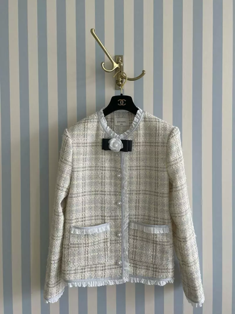 Pink Dolphin - Korean Women Fashion - #momslook - Mello Twid Jacket - 11