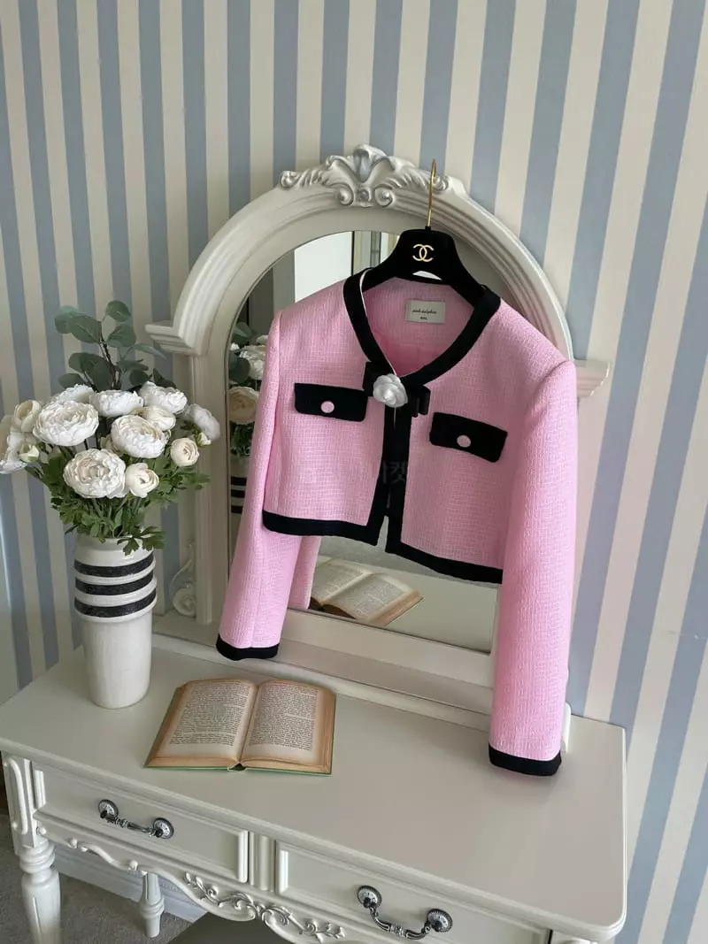 Pink Dolphin - Korean Women Fashion - #momslook - Merr Twid Jacket - 12