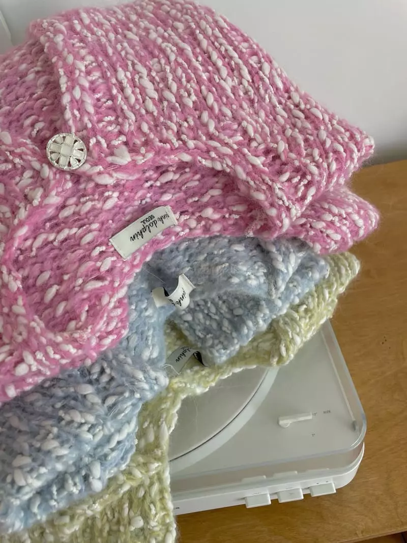 Pink Dolphin - Korean Women Fashion - #momslook - Rainbow Cardigan