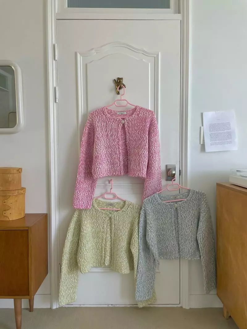 Pink Dolphin - Korean Women Fashion - #momslook - Rainbow Cardigan - 3