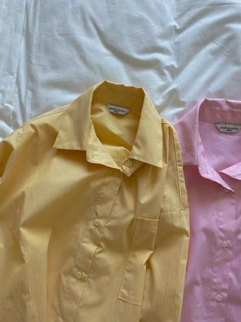 Pink Dolphin - Korean Women Fashion - #momslook - London Shirt - 5