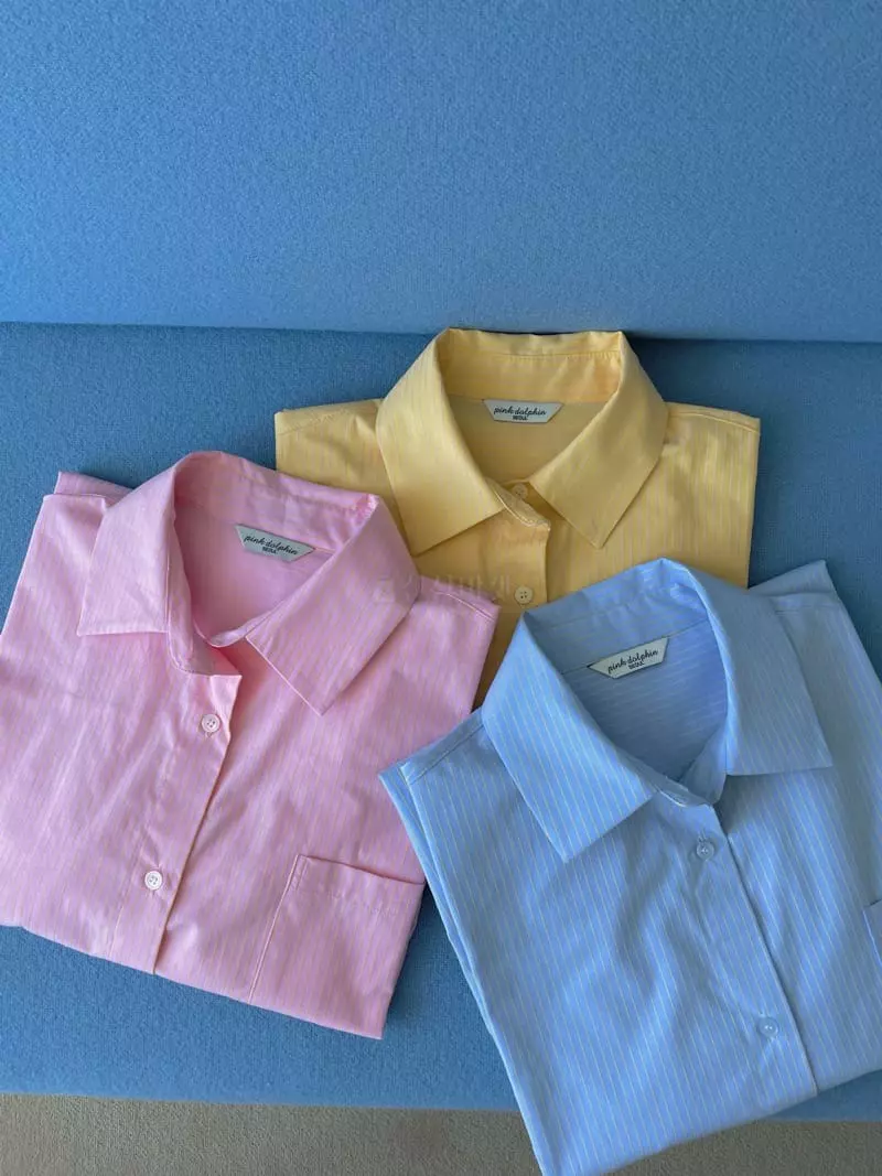 Pink Dolphin - Korean Women Fashion - #momslook - London Shirt - 7