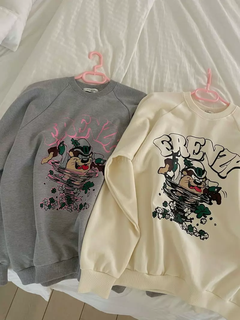 Pink Dolphin - Korean Women Fashion - #momslook - Clover Sweatshirt - 7