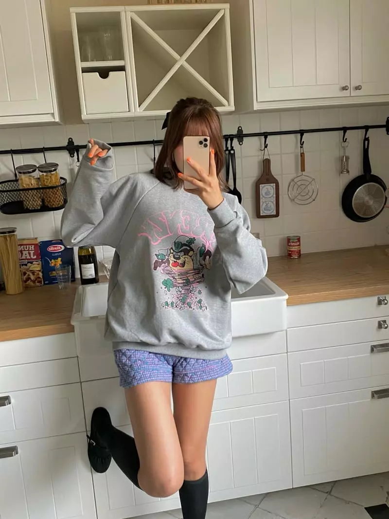 Pink Dolphin - Korean Women Fashion - #pursuepretty - Clover Sweatshirt
