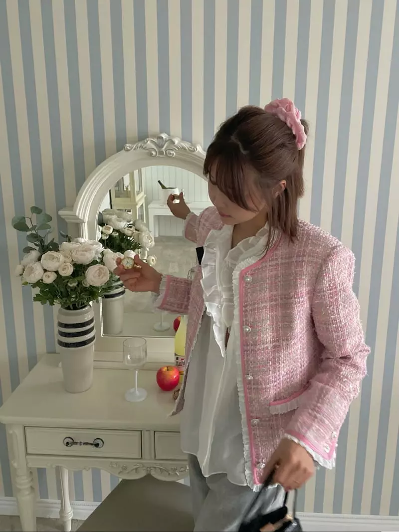 Pink Dolphin - Korean Women Fashion - #restrostyle - Mello Twid Jacket - 6