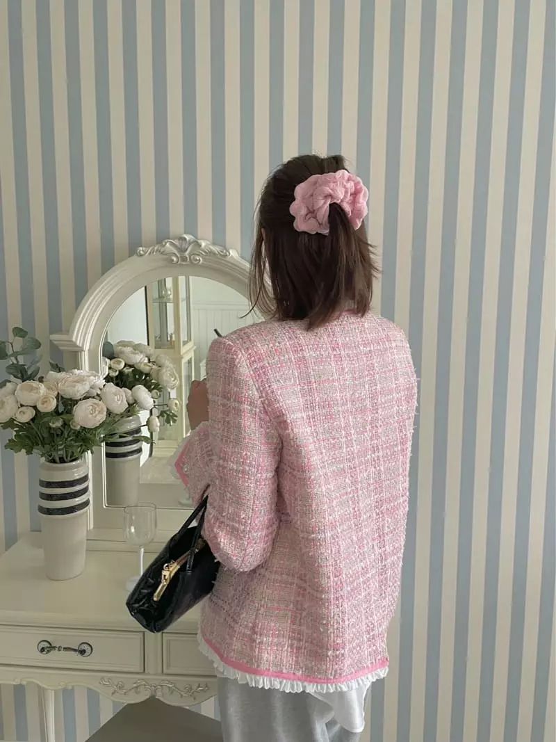 Pink Dolphin - Korean Women Fashion - #romanticstyle - Mello Twid Jacket - 7