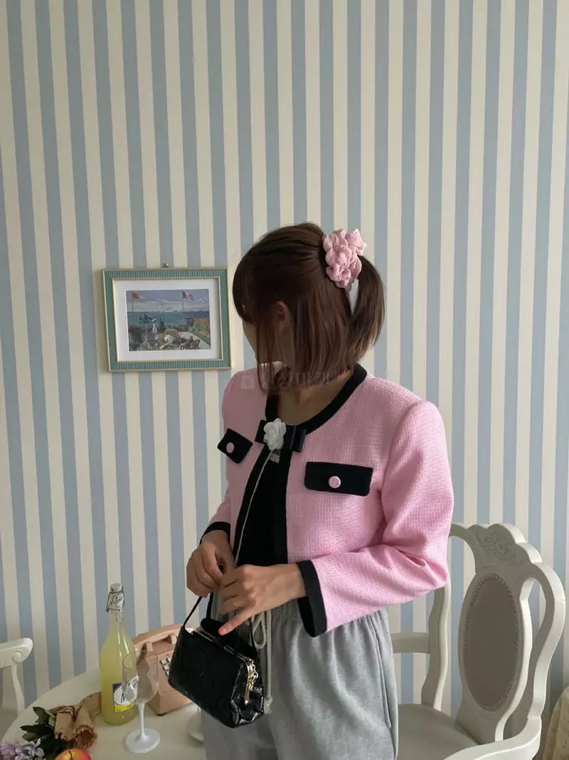 Pink Dolphin - Korean Women Fashion - #romanticstyle - Merr Twid Jacket - 6
