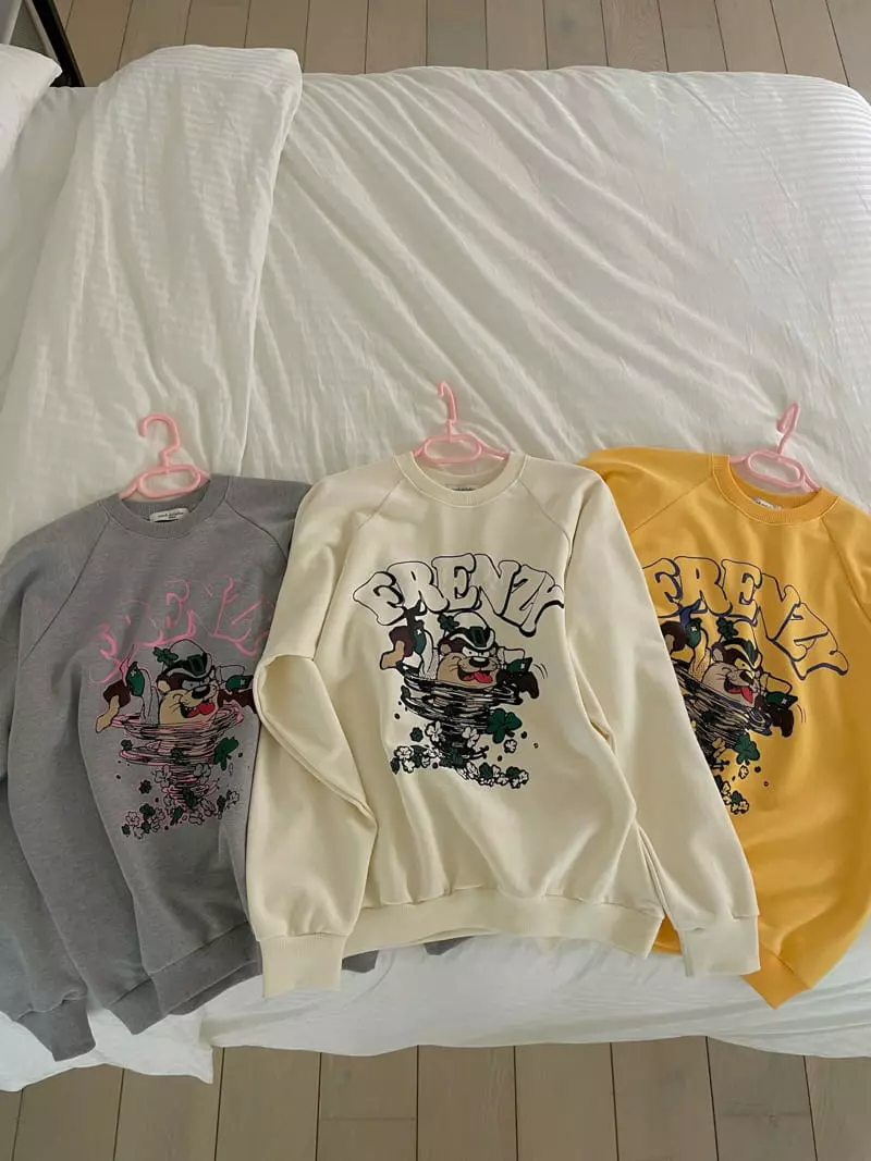 Pink Dolphin - Korean Women Fashion - #romanticstyle - Clover Sweatshirt - 3