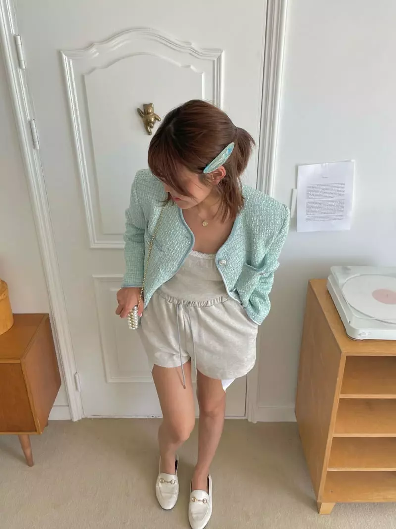 Pink Dolphin - Korean Women Fashion - #thelittlethings - Tinkle Twid Jacket - 9