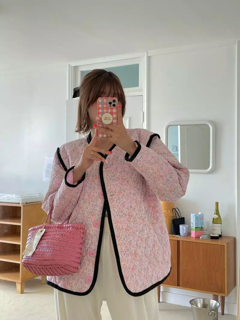 Pink Dolphin - Korean Women Fashion - #vintageinspired - Flower Jumper - 8