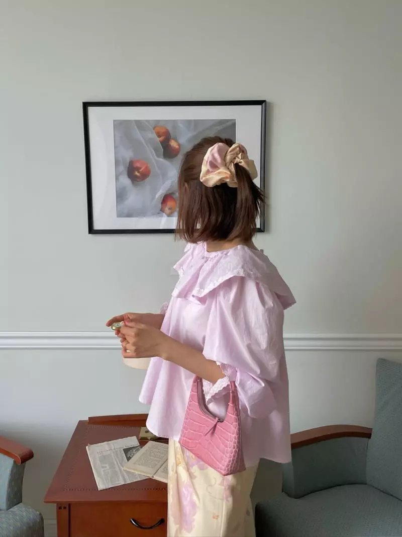 Pink Dolphin - Korean Women Fashion - #vintageinspired - Butter Blouse - 7