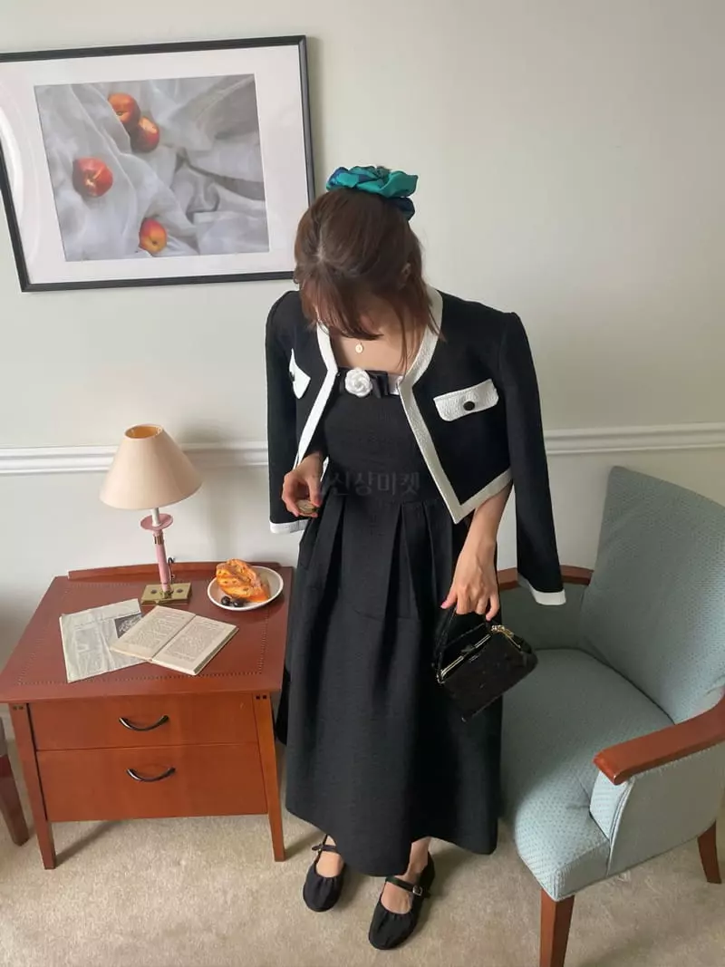Pink Dolphin - Korean Women Fashion - #vintageinspired - Merry One-piece