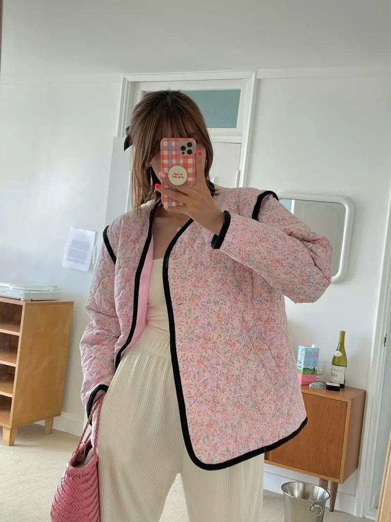 Pink Dolphin - Korean Women Fashion - #vintagekidsstyle - Flower Jumper - 9