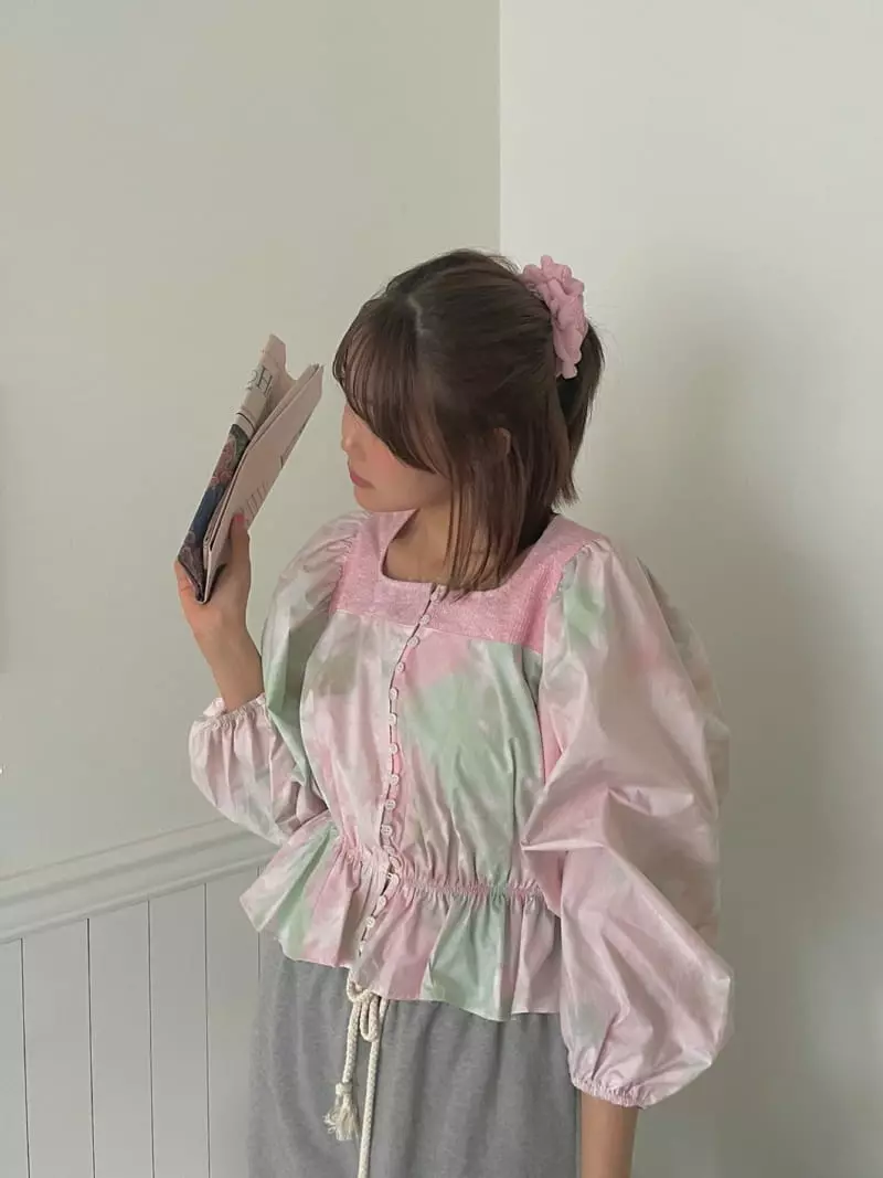 Pink Dolphin - Korean Women Fashion - #vintageinspired - Pastel Blouse - 4