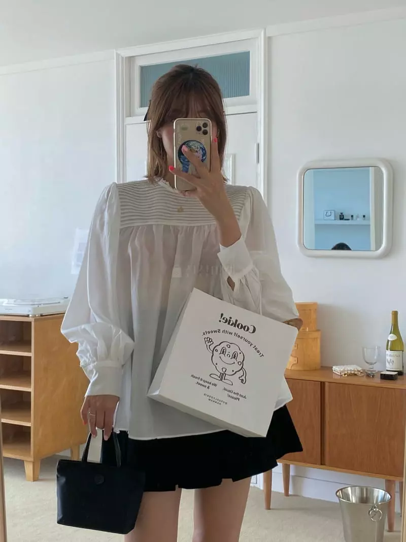 Pink Dolphin - Korean Women Fashion - #vintagekidsstyle - Mimi Blouse - 5