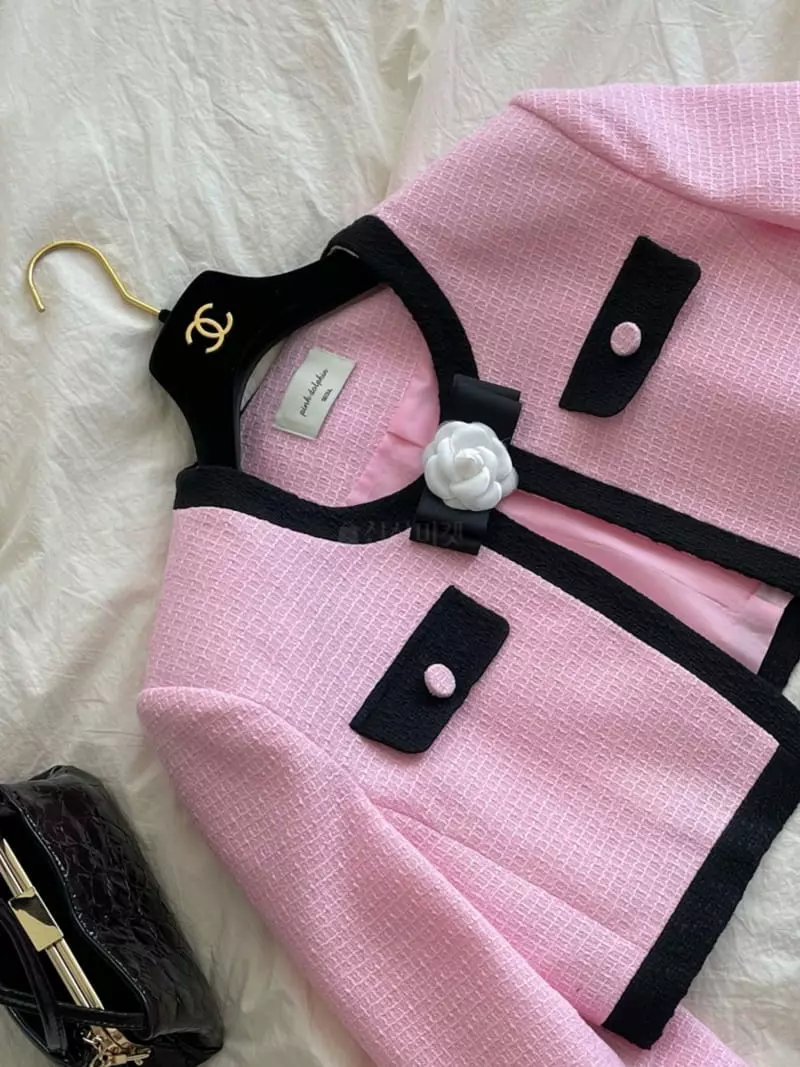 Pink Dolphin - Korean Women Fashion - #vintagekidsstyle - Merry Broch