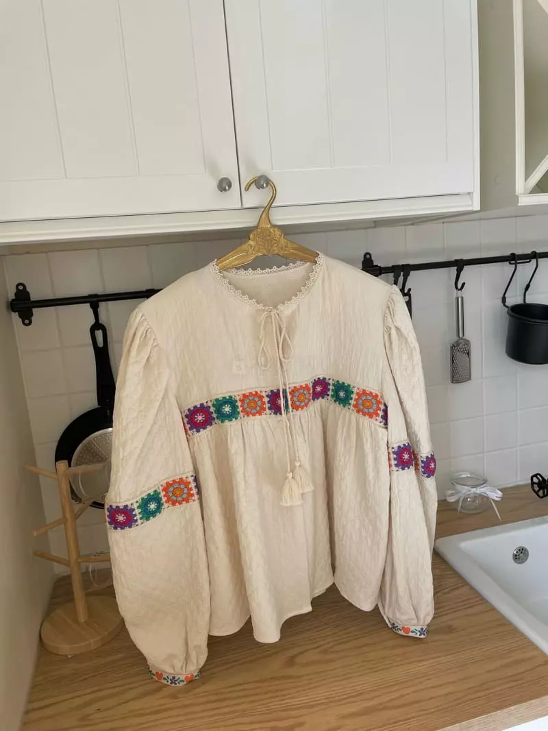 Pink Dolphin - Korean Women Fashion - #womensfashion - Esnic Blouse - 6