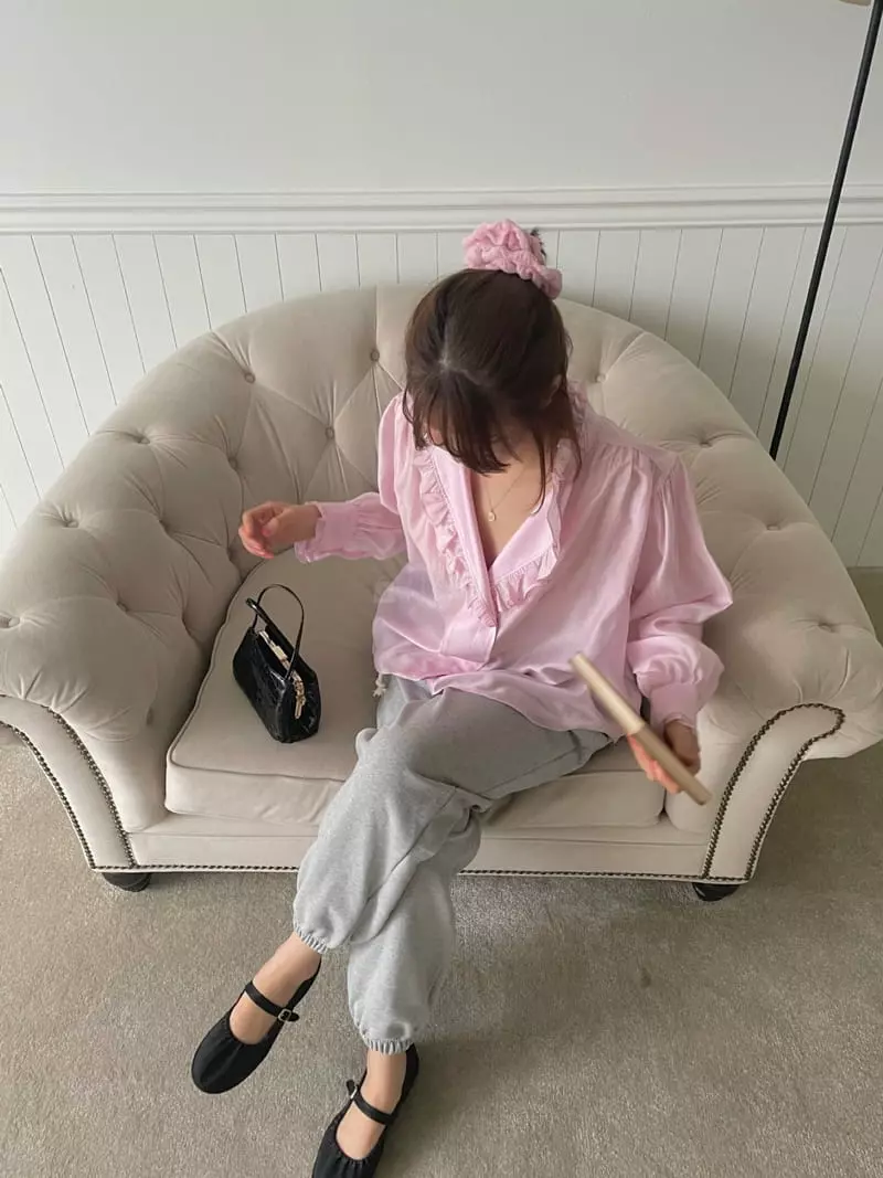 Pink Dolphin - Korean Women Fashion - #womensfashion - Shirring Blouse - 11