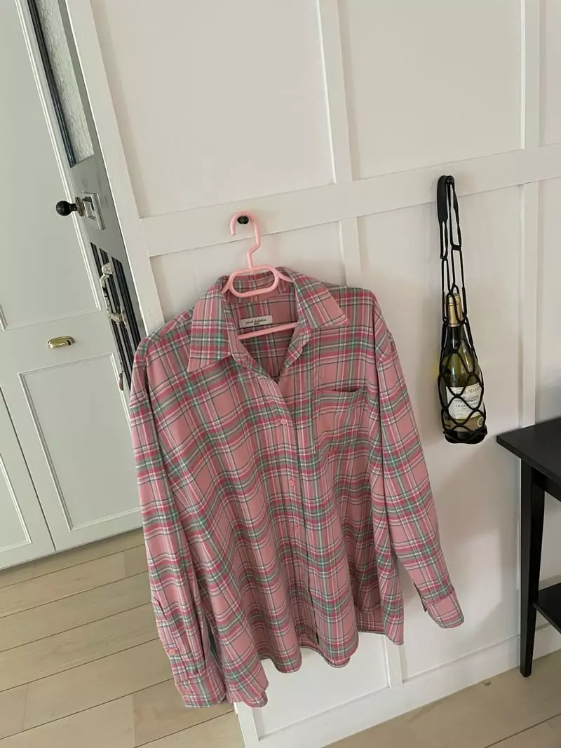 Pink Dolphin - Korean Women Fashion - #womensfashion - Big Check Shirt - 3