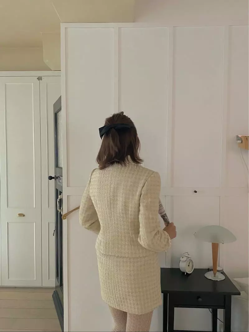 Pink Dolphin - Korean Women Fashion - #womensfashion - Mariang Twid Jacket - 11