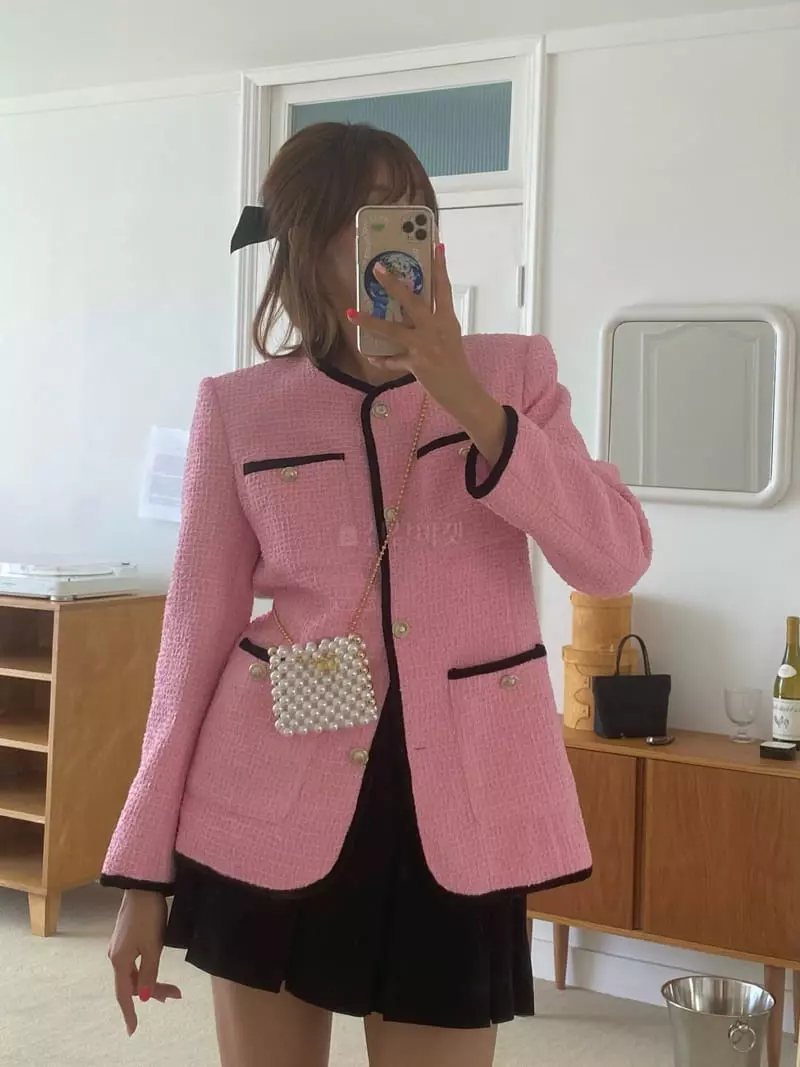 Pink Dolphin - Korean Women Fashion - #womensfashion - Tinkle Twid Jacket