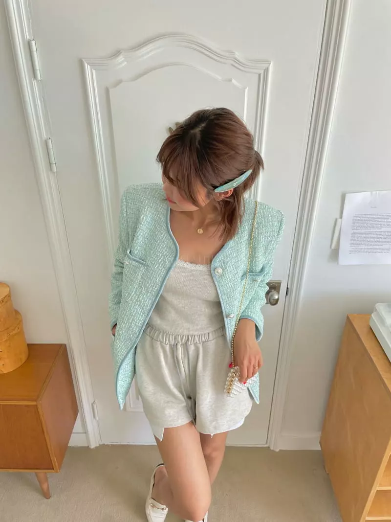 Pink Dolphin - Korean Women Fashion - #womensfashion - Tinkle Twid Jacket - 11