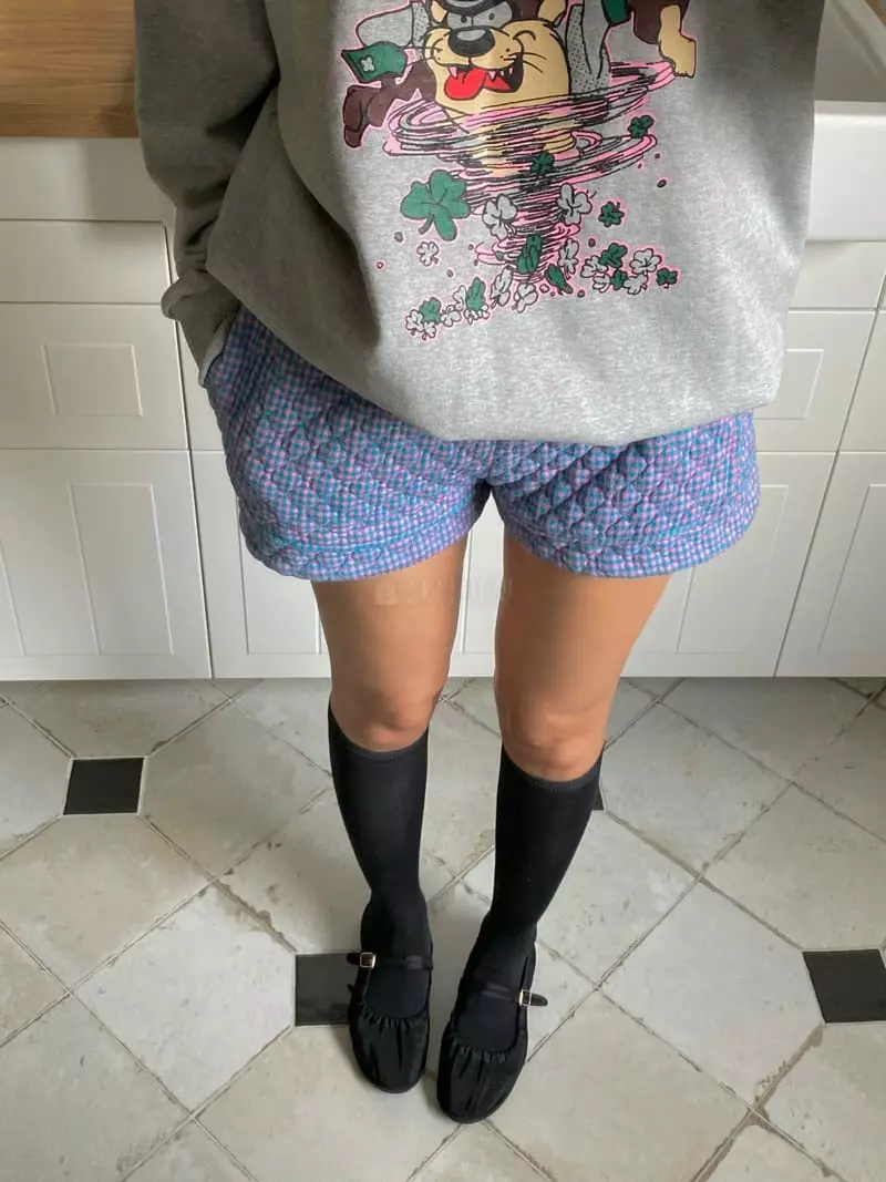Pink Dolphin - Korean Women Fashion - #womensfashion - Checking Shorts - 8