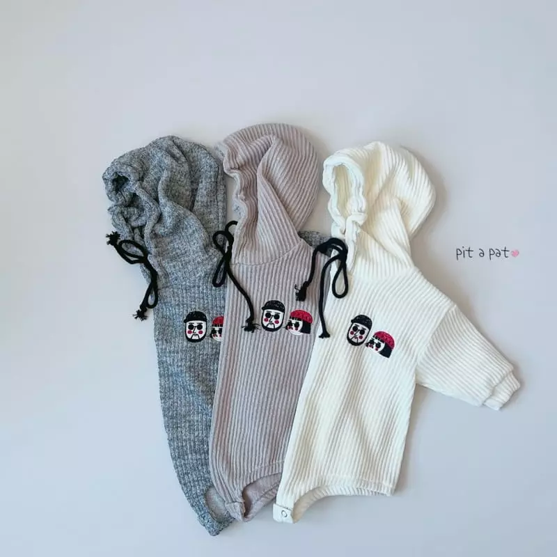 Pitapat - Korean Baby Fashion - #babyboutique - Reong Matilda Hoody Bodysuit - 7