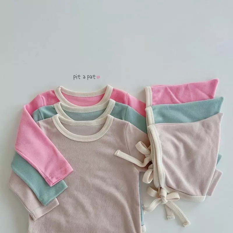 Pitapat - Korean Baby Fashion - #babyfever - Bonnet Baby Bodysuit