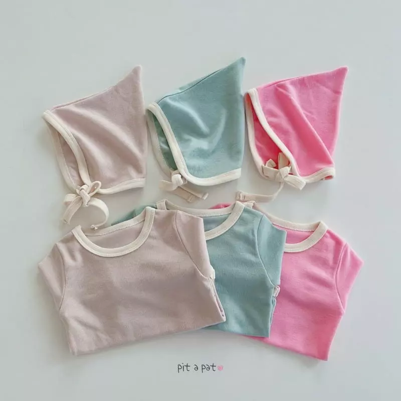 Pitapat - Korean Baby Fashion - #babylifestyle - Bonnet Baby Bodysuit - 3