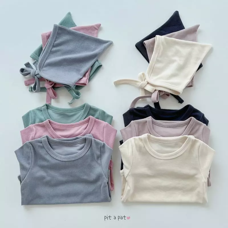 Pitapat - Korean Baby Fashion - #babyoninstagram - Pot Bonnet Baby Bodysuit - 6